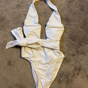 One piece swim suit- white/off white size S